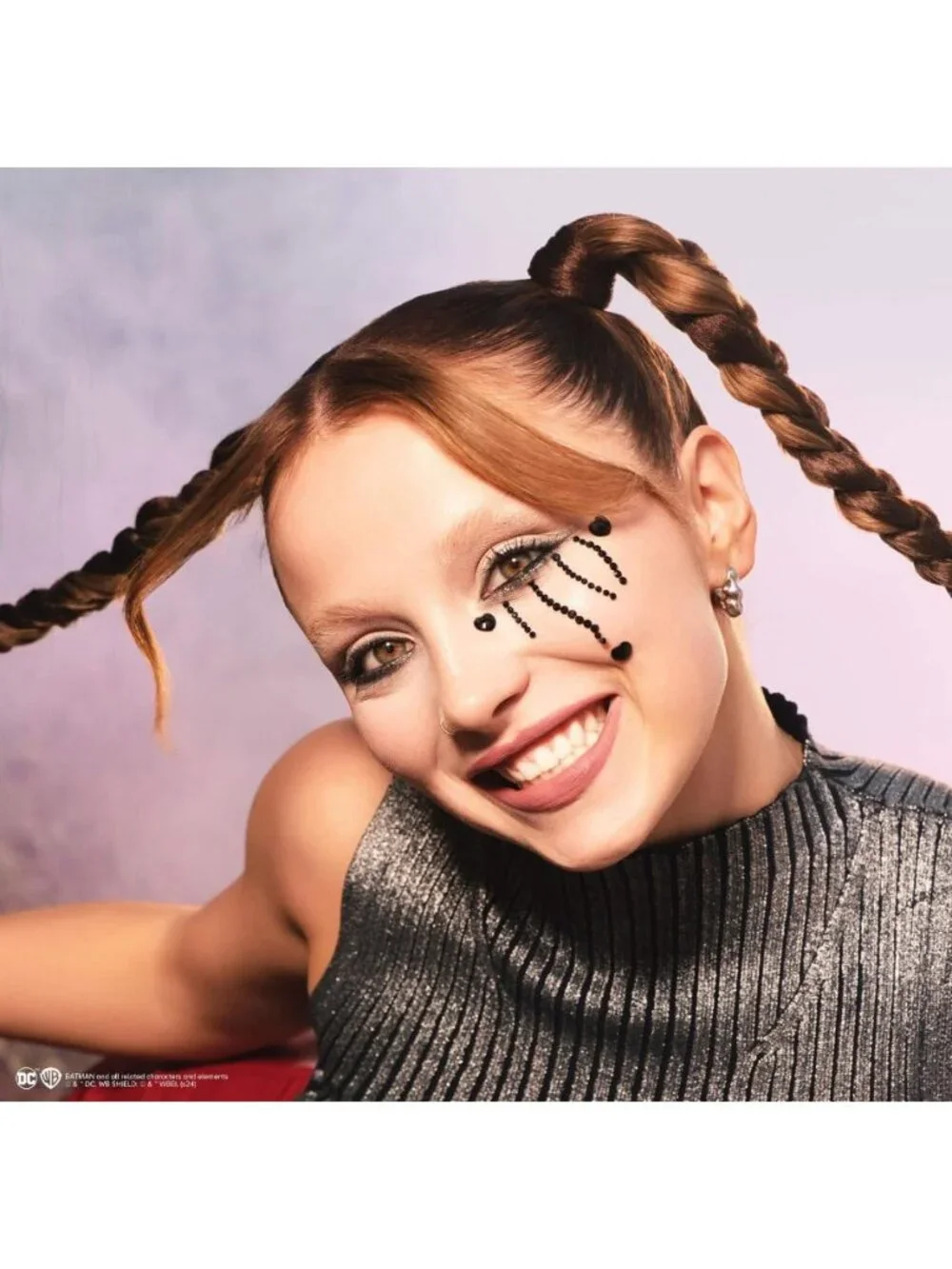 Lottie London x Harley Quinn Face & Body Gems Duo - Pouts Pigtails & Toxic Love